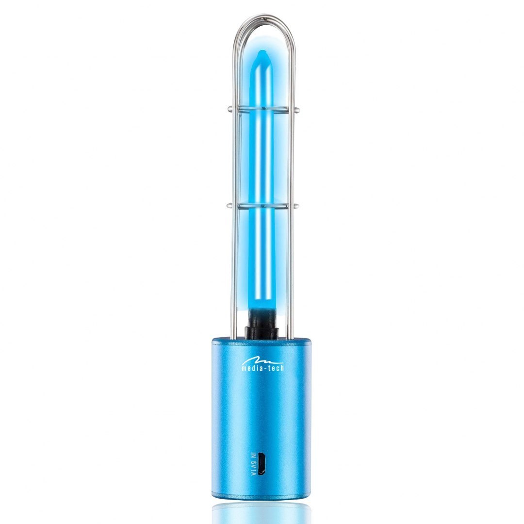 Germicidal UV lamp with ozone generator