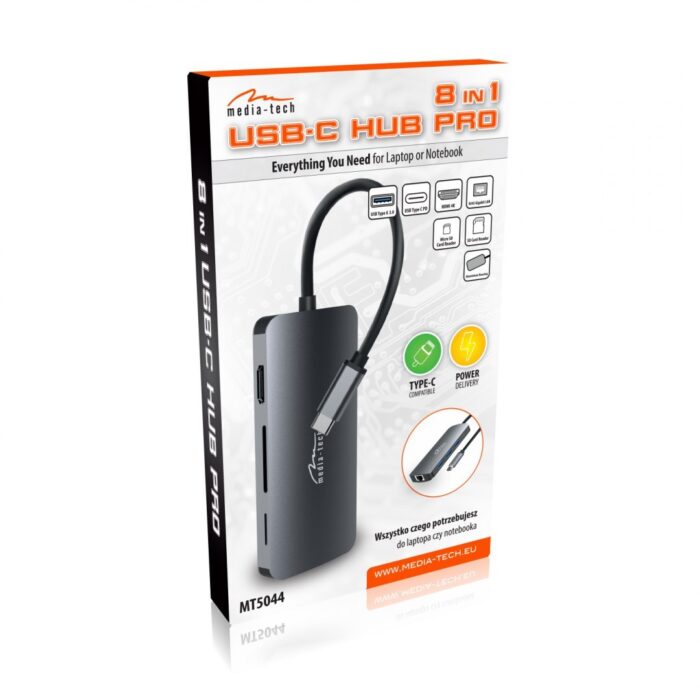 8 in 1 USB-C HUB PRO MT5044