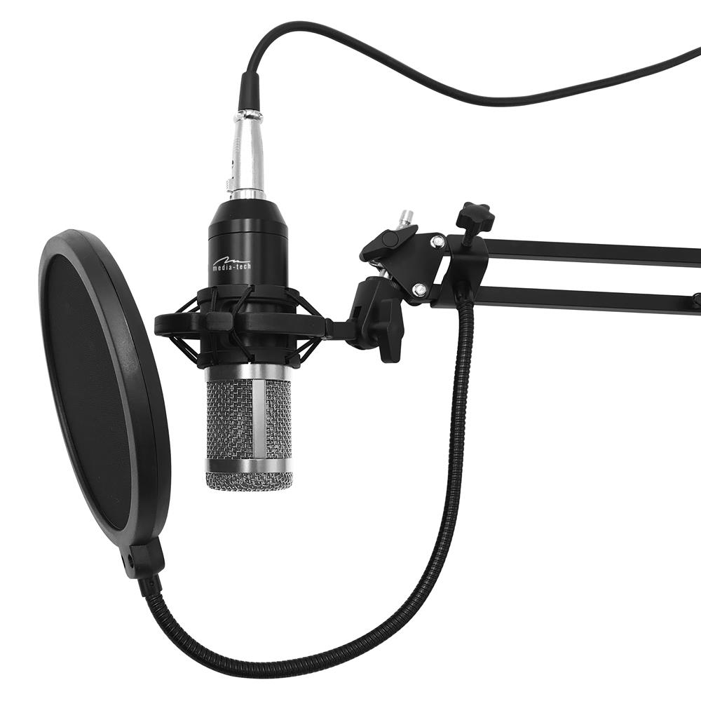 Mikrofon z zestawem akcesoriów STUDIO AND STREAMING MICROPHONE MT397S