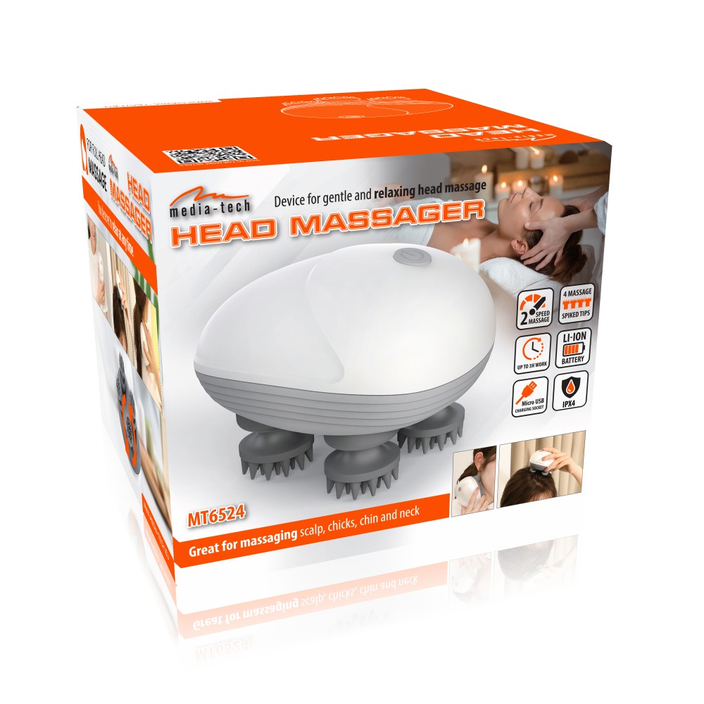 HEAD MASSAGER MT6524 head massager • Media-Tech Polska
