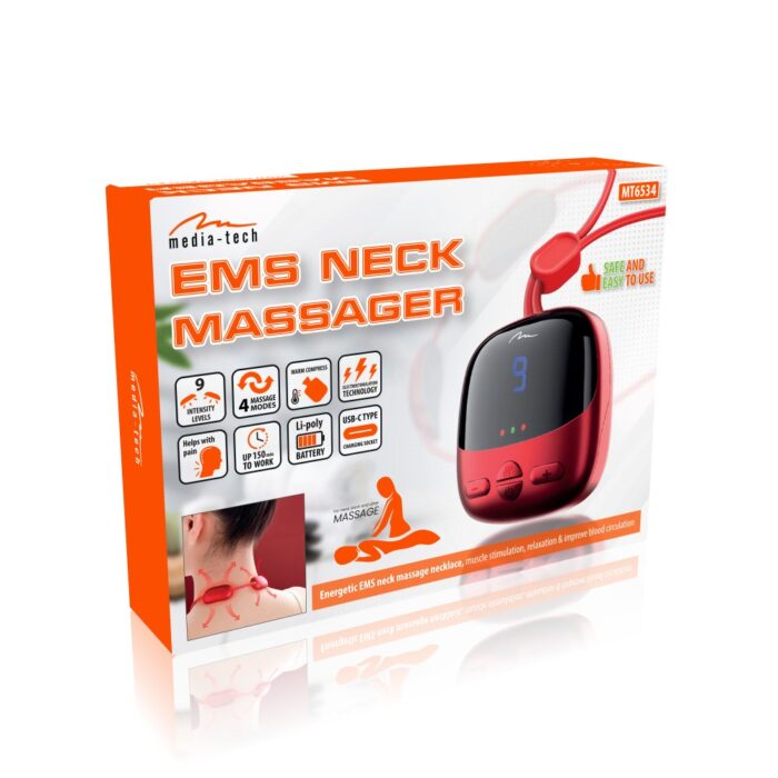 Masażer EMS mięśni szyi i karku EMS NECK MASSAGER MT6534