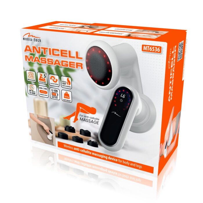Bezprzewodowy masażer antycellulitowy ANTICELL MASSAGER MT6536